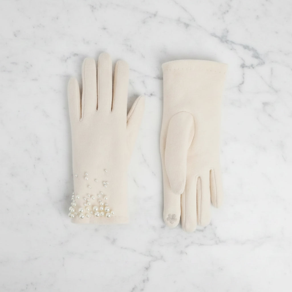 The "Pearly Girlie" Touchscreen Gloves