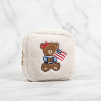 The "Star Spangled Bear" Teddy Pouch