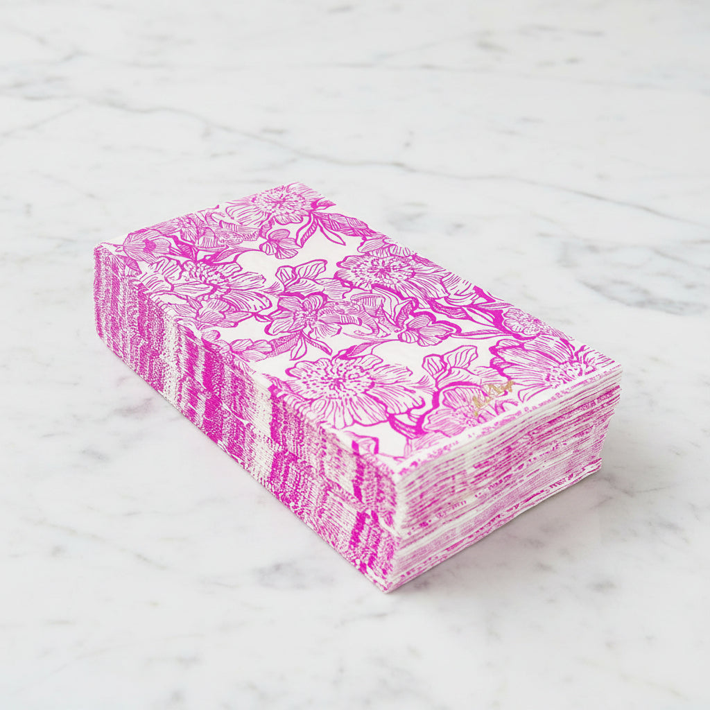The “Unforgettable Pink” Paper Dinner Napkins by Lilly Pulitzer
