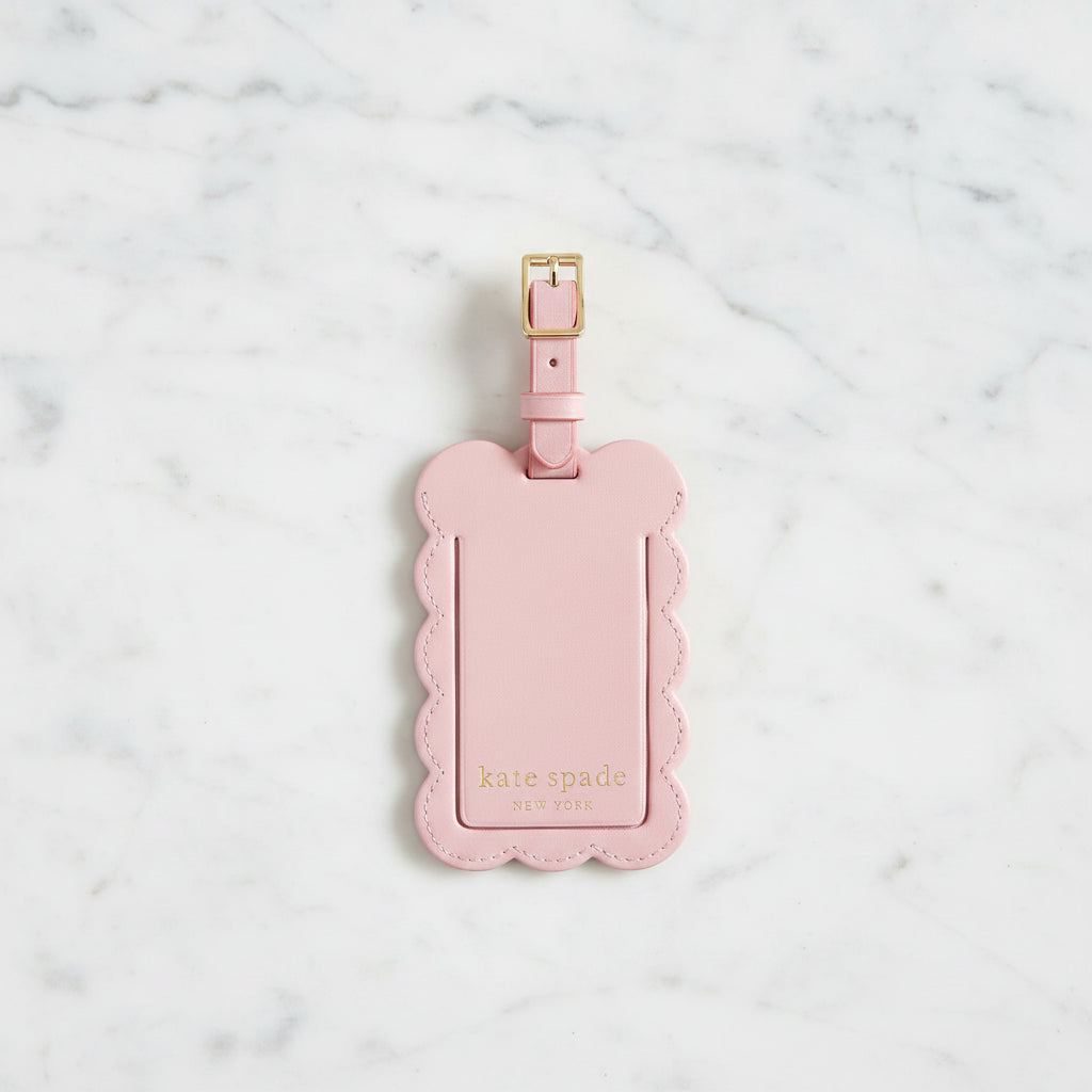 The "Let's Wander" Luggage Tag by Kate Spade