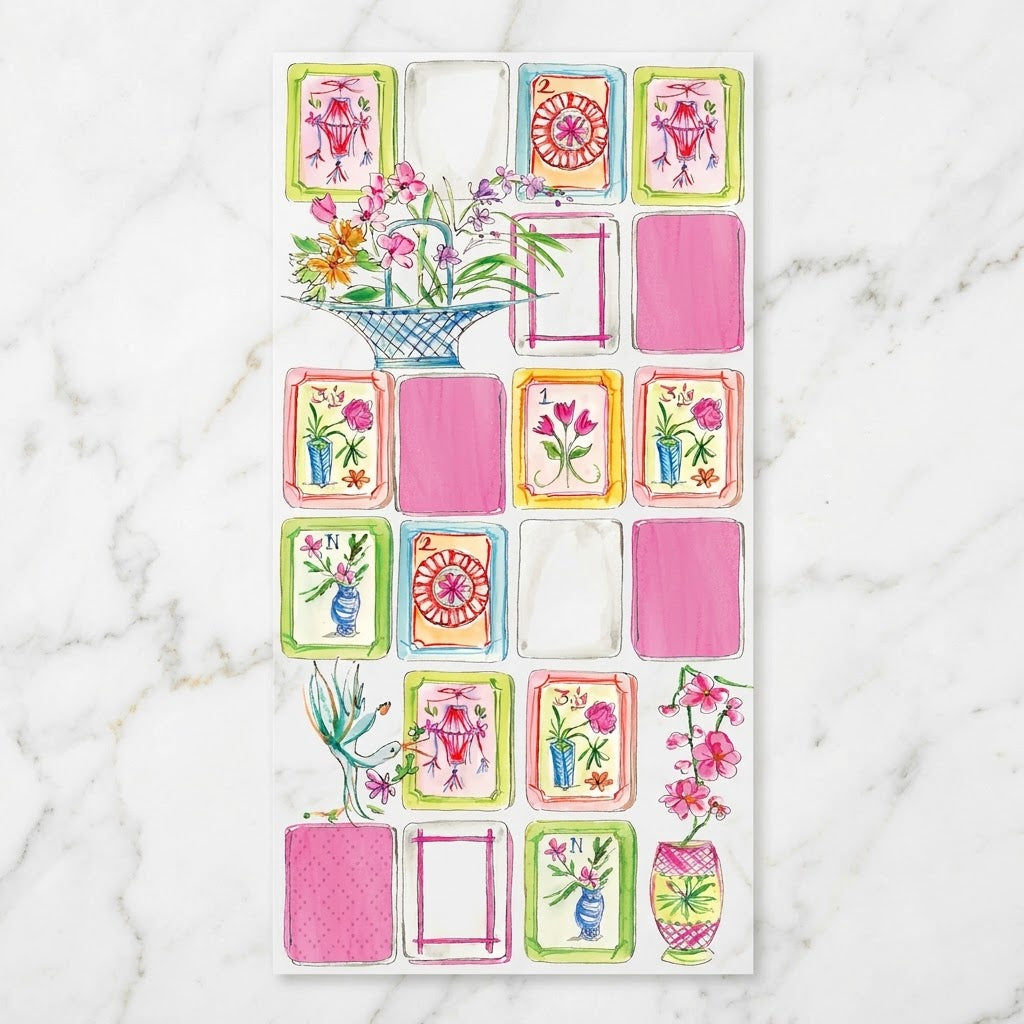 The "Mahjong" Paper Napkins