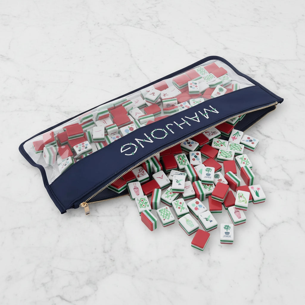 The "Mahjong" Zippered Tile Bag by Oh My Mahjong