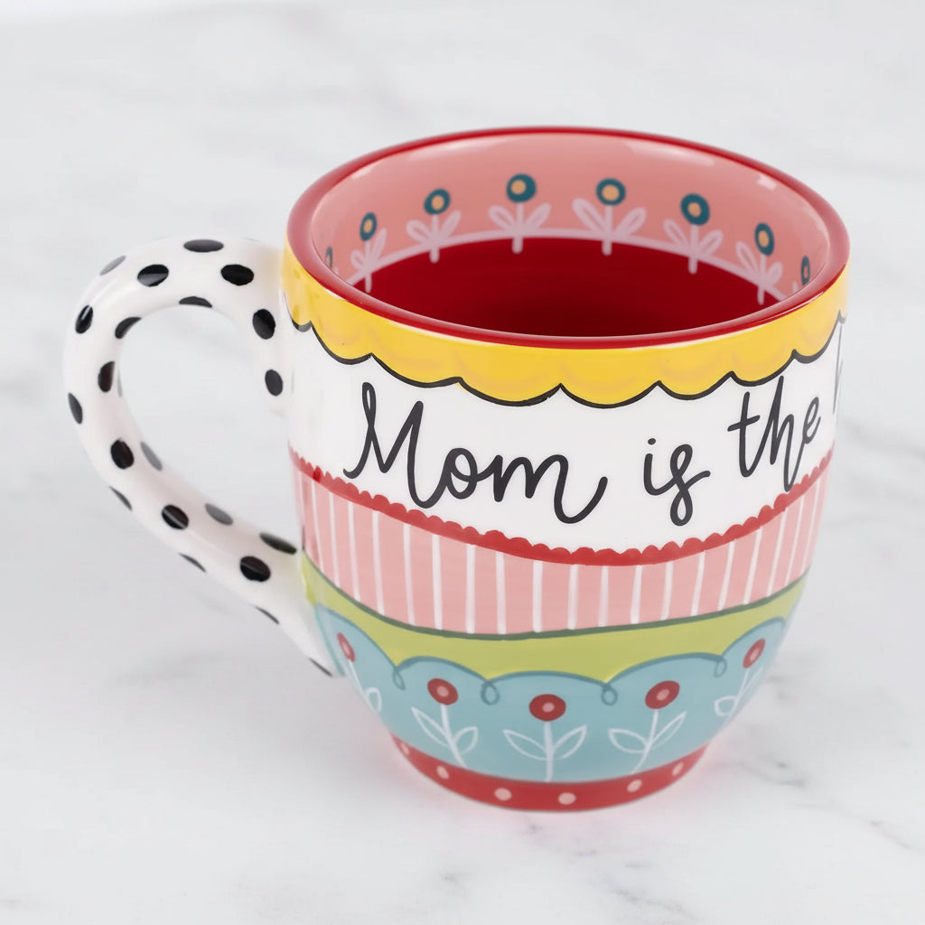 The "Mom is the Heart of the Home" Mug