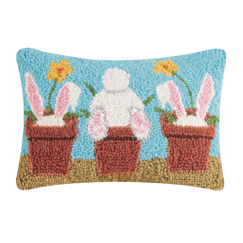 The "Easter Bunnies" Hook Pillow