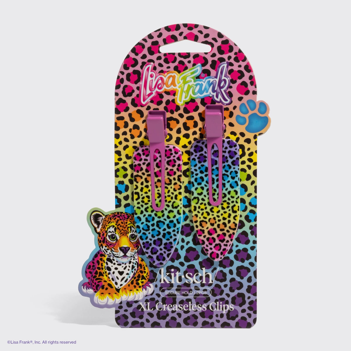 The "Lisa Frank X Kitsch" XL Creaseless Clips
