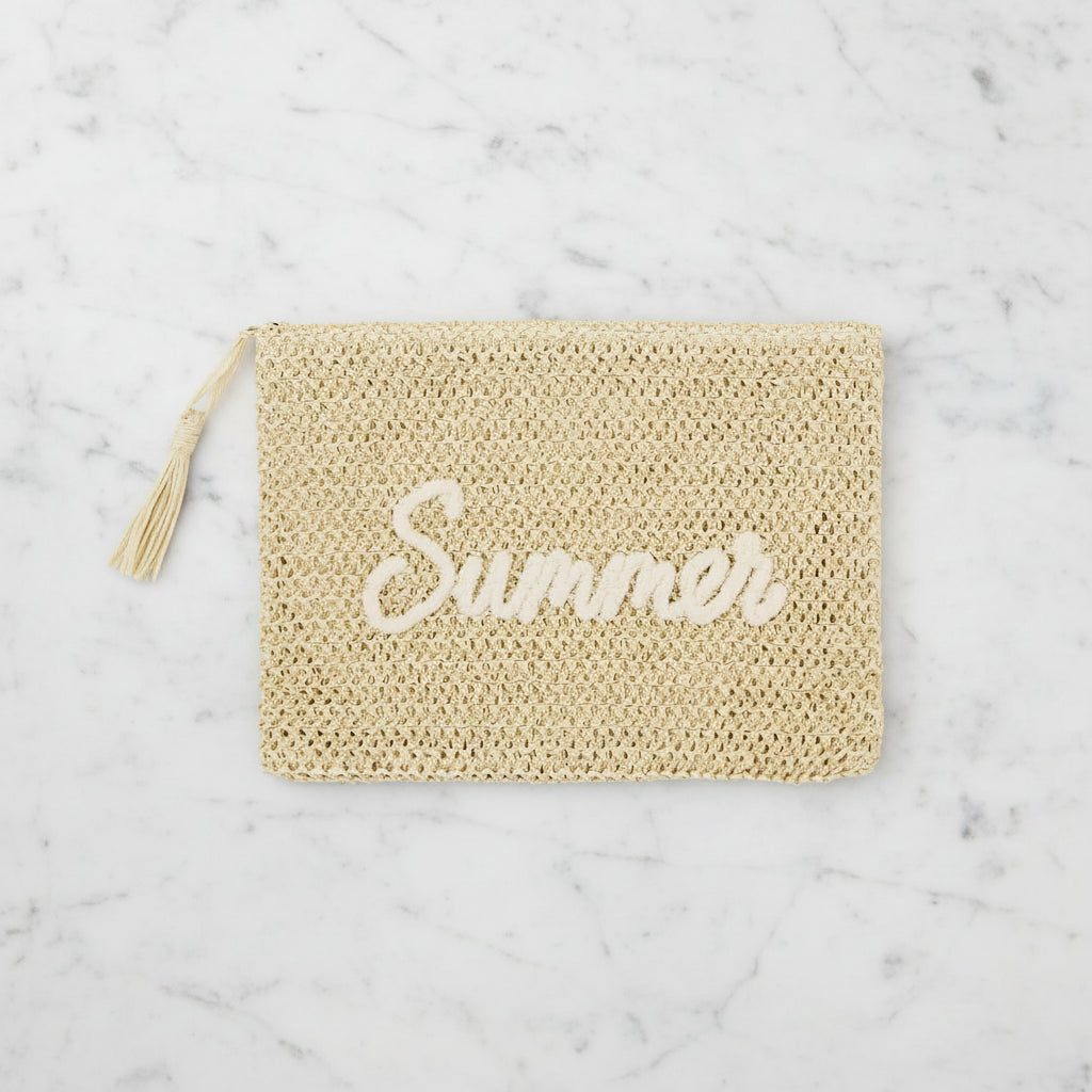 The "Summer" Straw Pouch