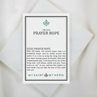 The "Jesus Prayer Rope" Rose Quartz by My Saint My Hero