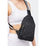 The "Ace" Quilted Sling Bag