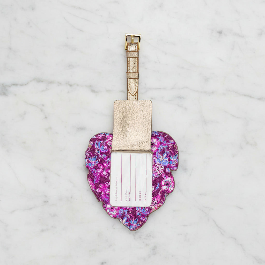 The "Tropical with A Twist" Luggage Tag by Lilly Pulitzer