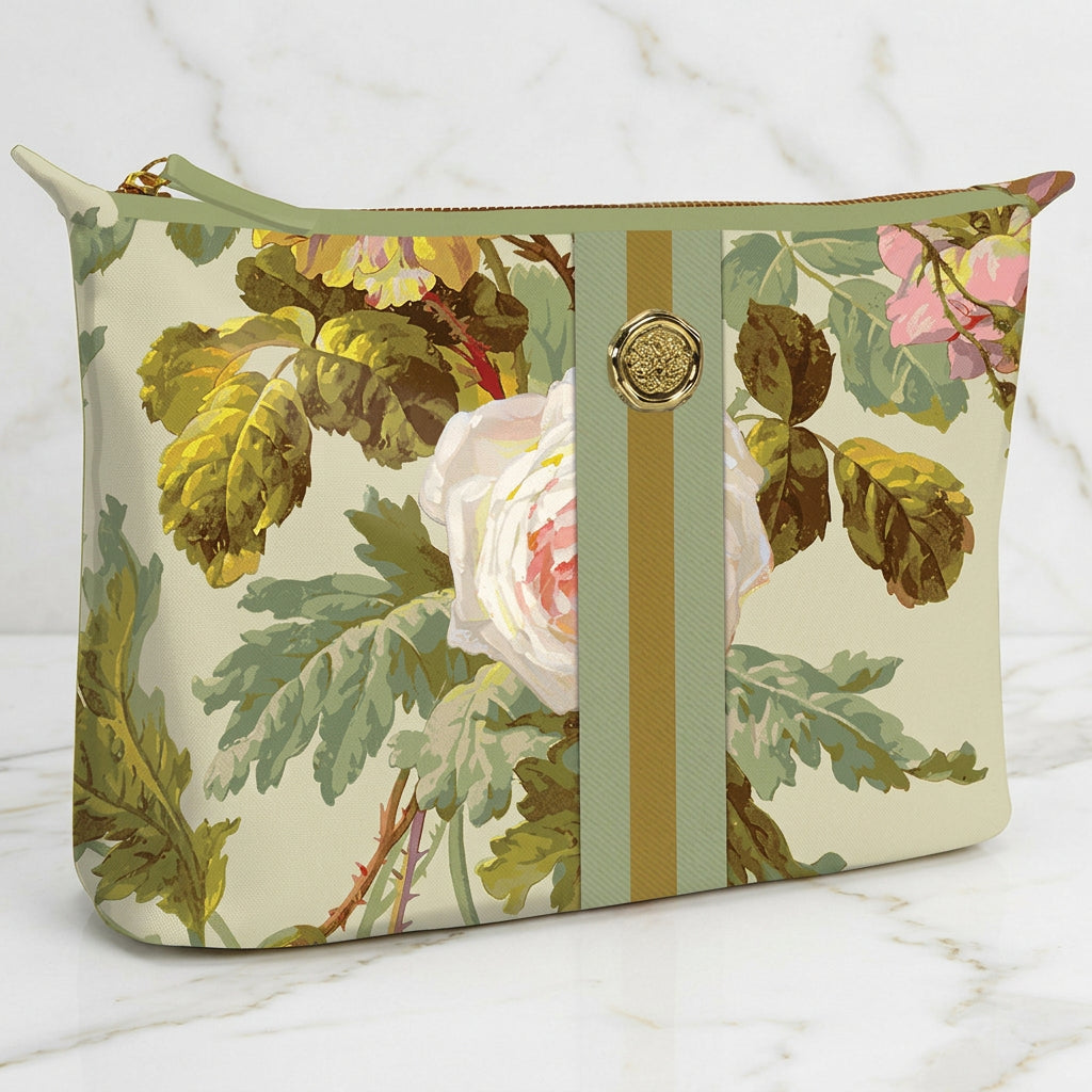 The "Garden Party" Cosmetic Bag