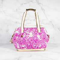 The “Unforgettable Pink” Neoprene Cooler by Lilly Pulitzer