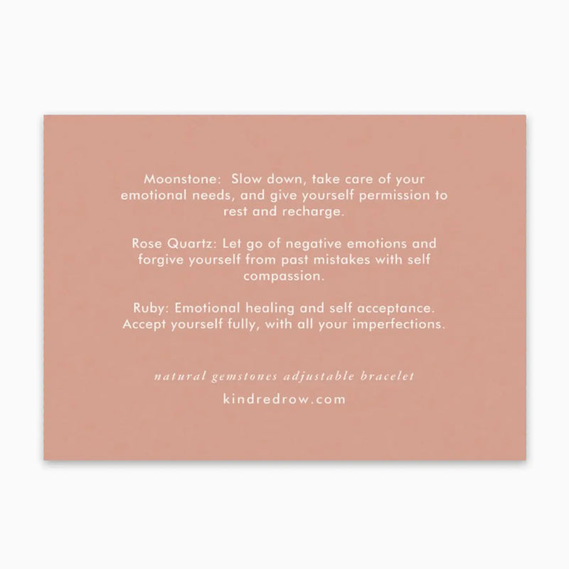 The "Self Love Gemstone" Stacking Bracelet