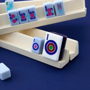 The "Parisian Blue" Travel Mahjong Set by Oh My Mahjong