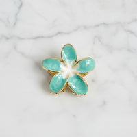 The "Floral Enamel" Hair Clip
