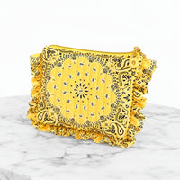 The "Ruffled Bandana" Pouch