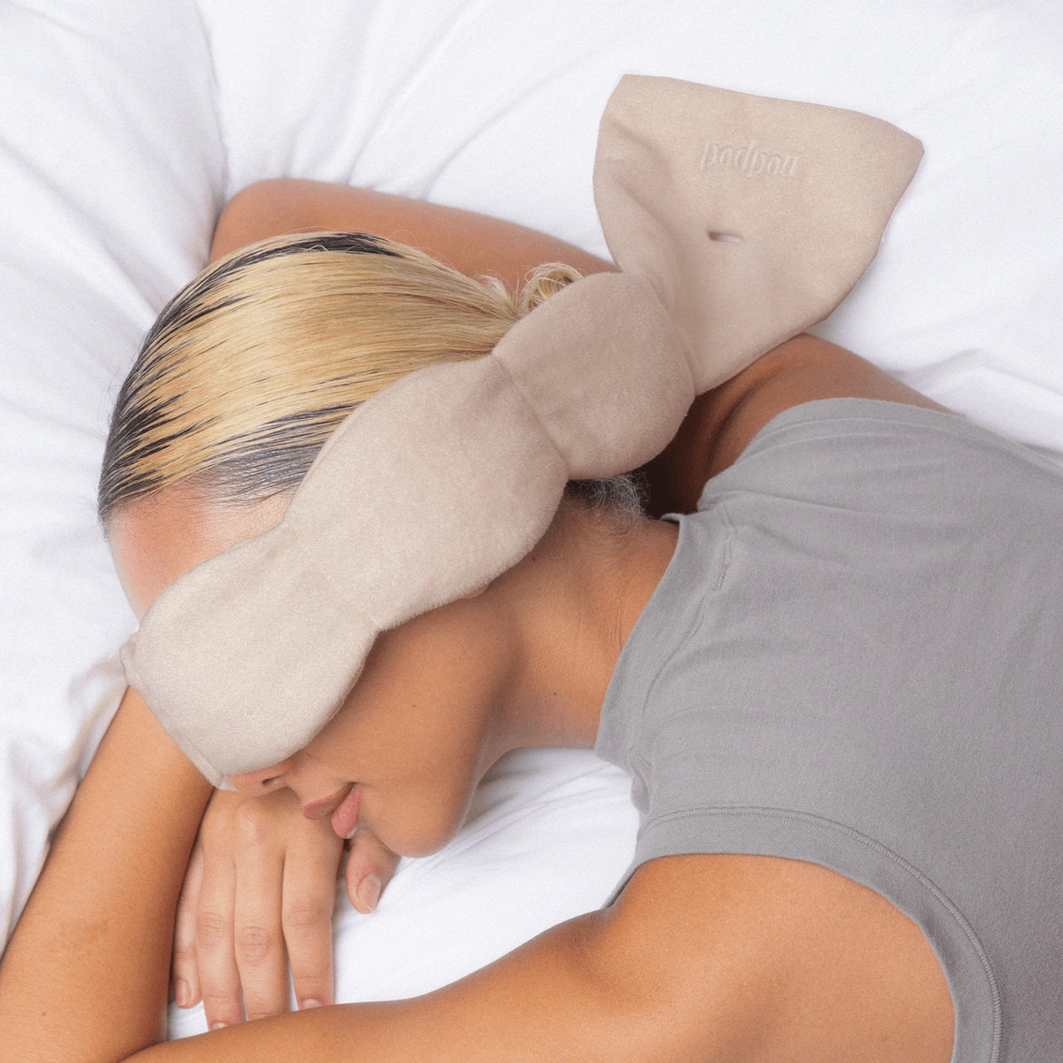 The "Weighted Sleep Mask" by nodpod