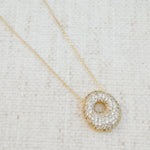 The "Crystal Bubble" Initial Necklace