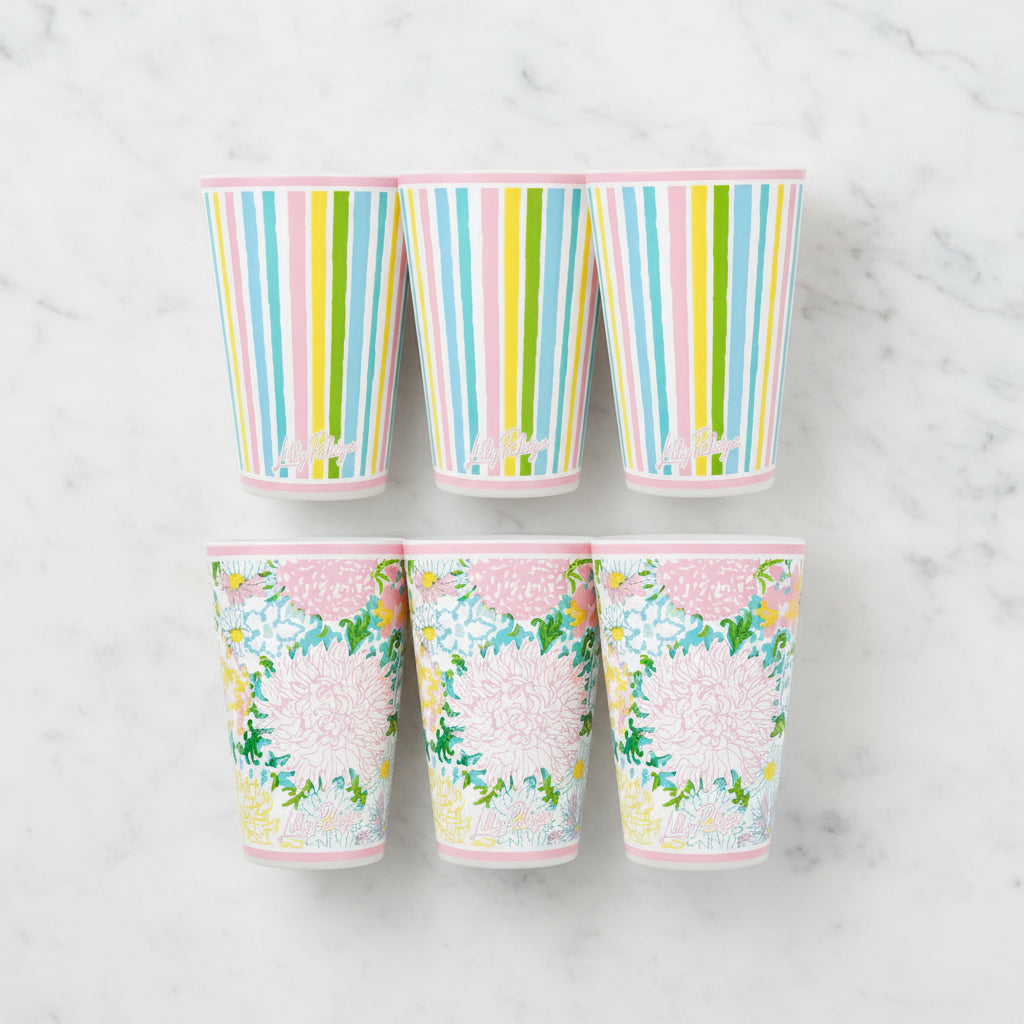 The "Pool Cups" by Lilly Pulitzer