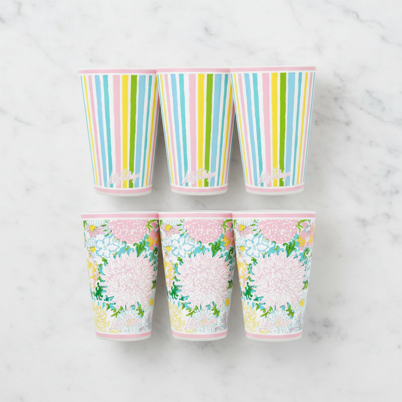 Lilly Pulitzer Pool Cups - Thumbnail 5