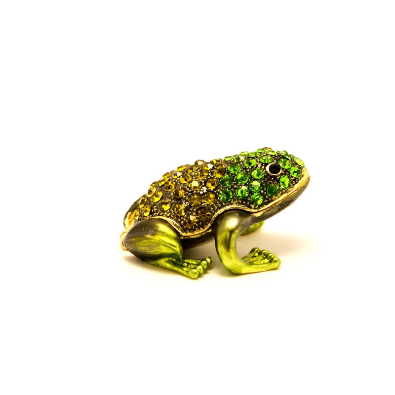 The "Swarovski Mini Frog" Trinket Box
