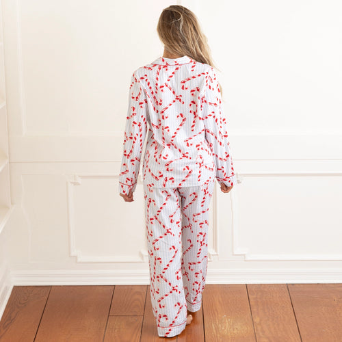 The "Candy Cane" Flannel PJ Set