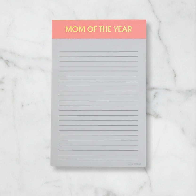 The "Mom of the Year" Notepad