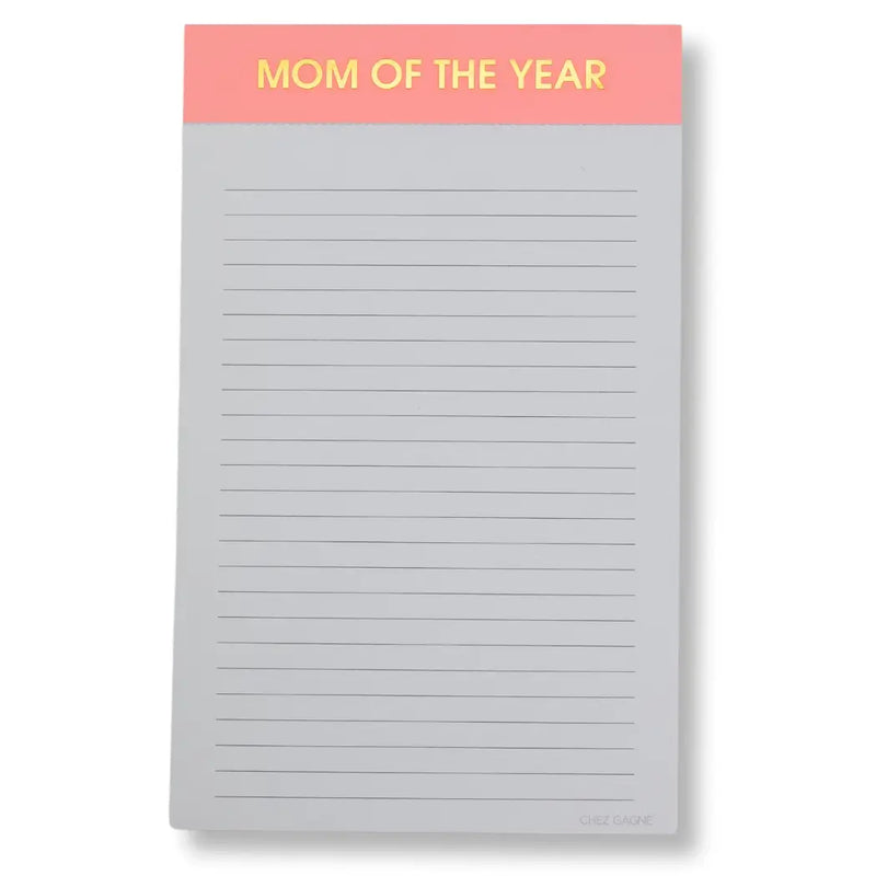 The "Mom of the Year" Notepad