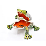 The "Swarovski Leap Frog" Trinket Box