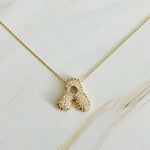 The "Crystal Bubble" Initial Necklace