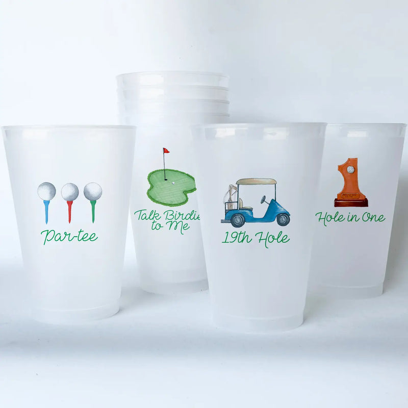The "Golf" Cocktail Cups