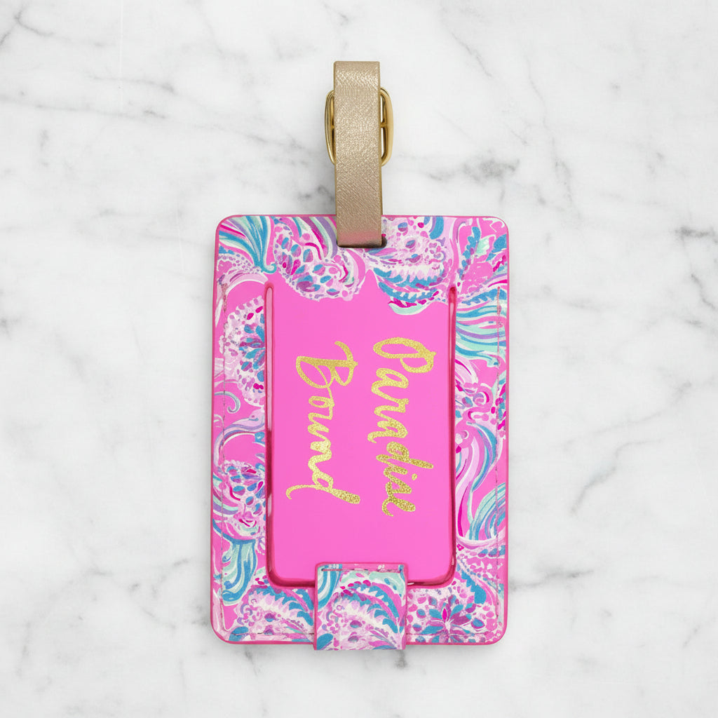The “Don’t Be Jelly” Luggage Tag by Lilly Pulitzer