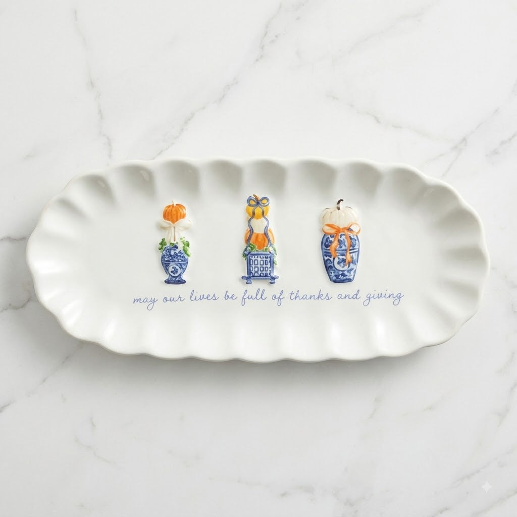 The "Pumpkin Topiary" Tray