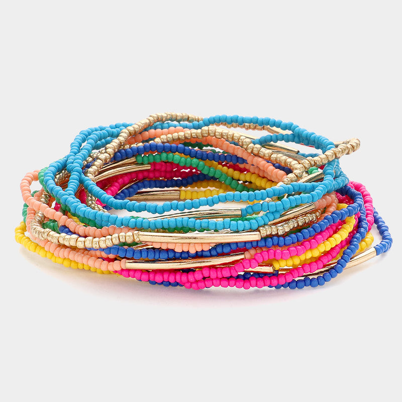 The "Beaded Layers" Bracelet Set