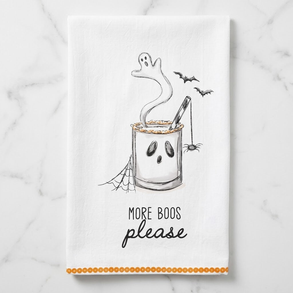The "Halloween Cocktail" Decorative Towel
