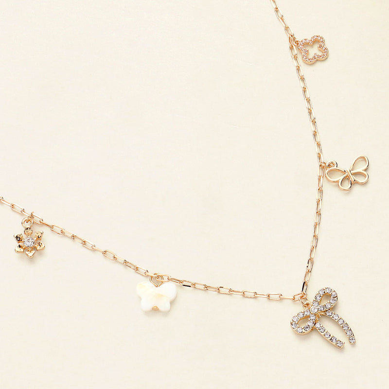 The "Butterfly Bow Chic" Necklace