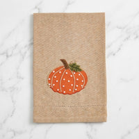 The "Pumpkin" French Knot Decorative Towel