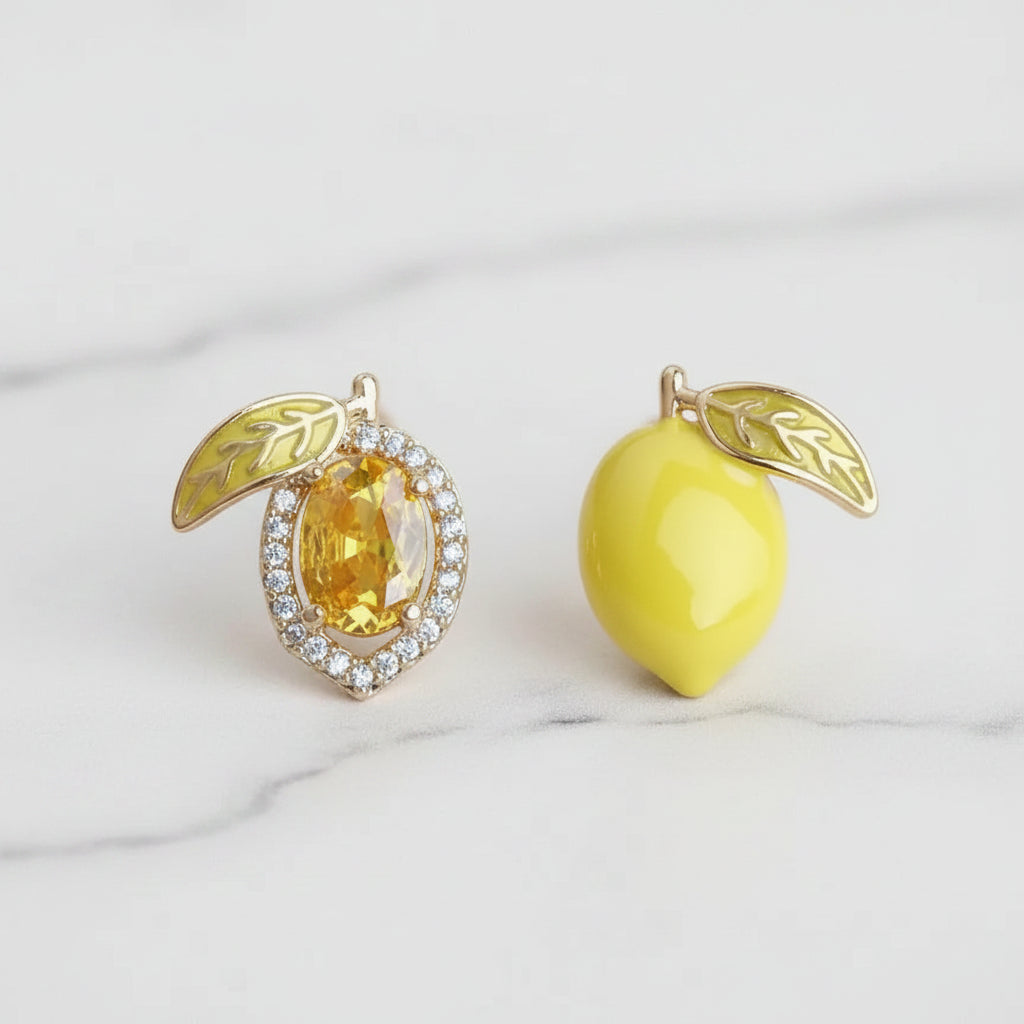 The "Lemon Twist" Earrings
