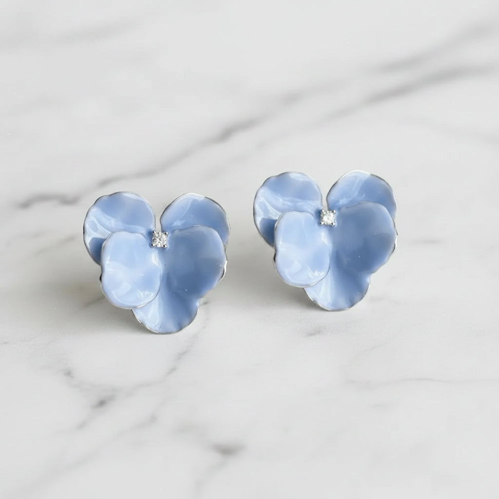 The "Pansy" Earrings