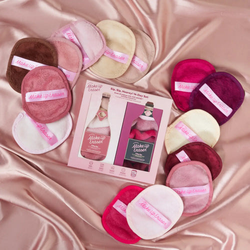 The "Sip Sip Horray!" 14 Day Gift Set Makeup Eraser