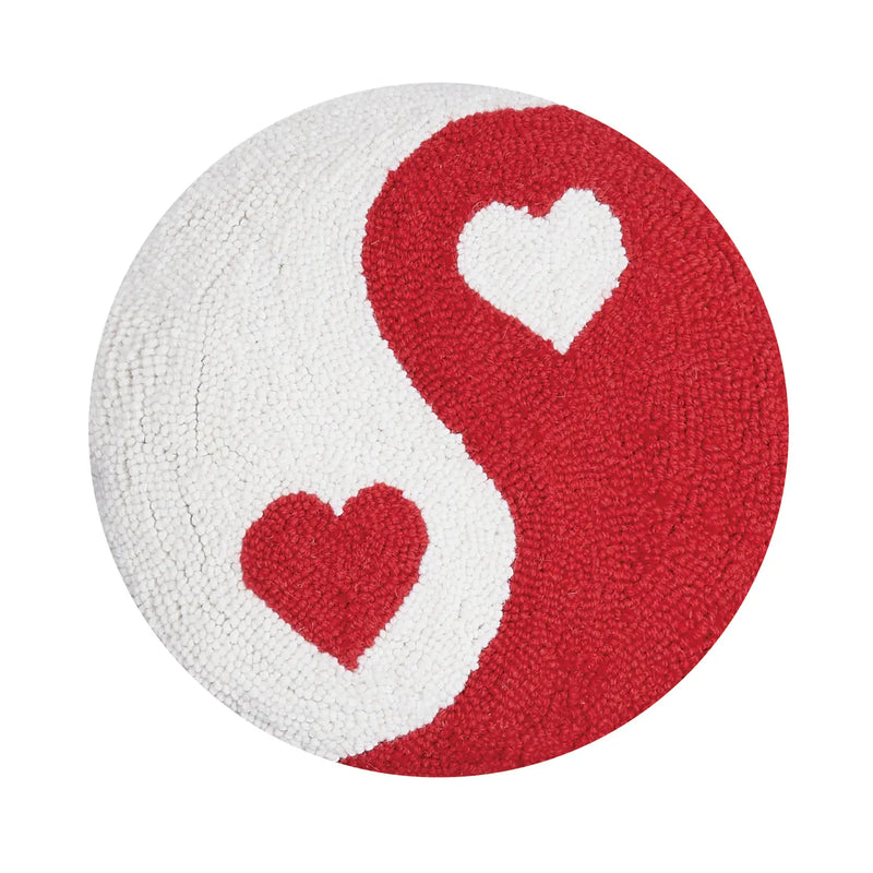 The "Heart Ying Yang" Hook Pillow