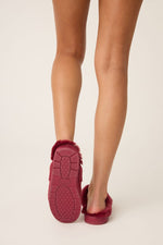 The "Chenille Cable Knit" Slippers by PJ Salvage