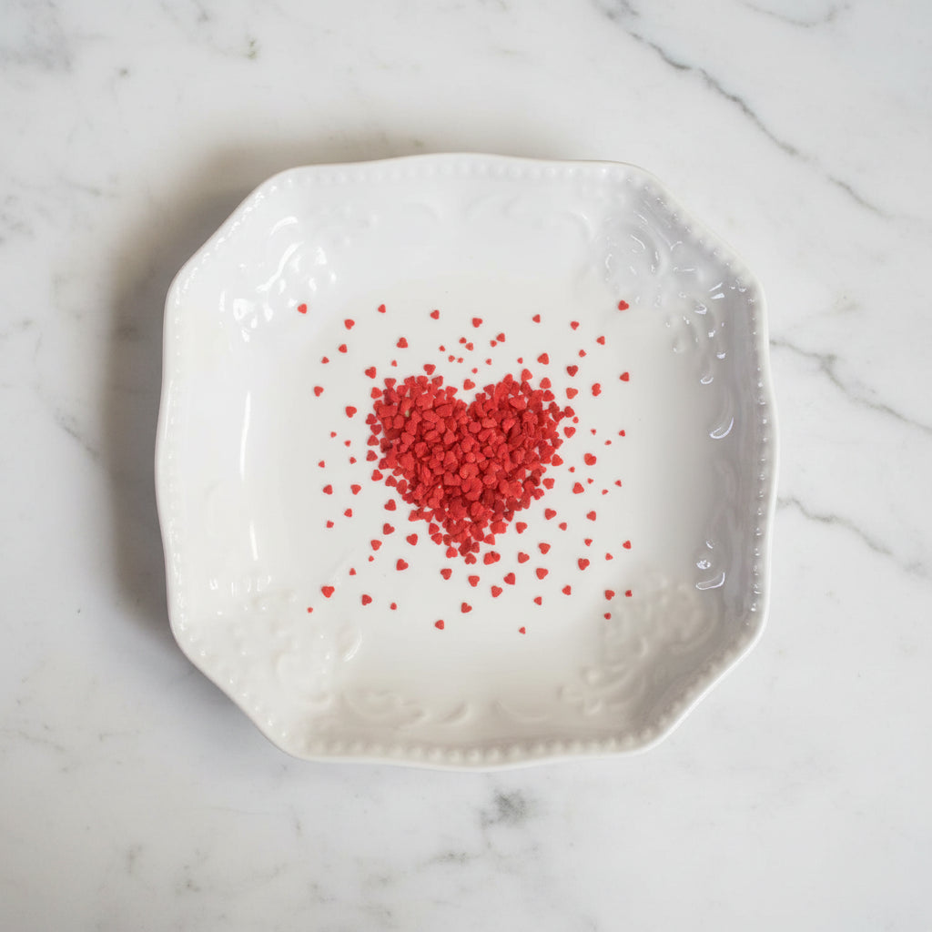 The "Confetti Hearts" Trinket Tray