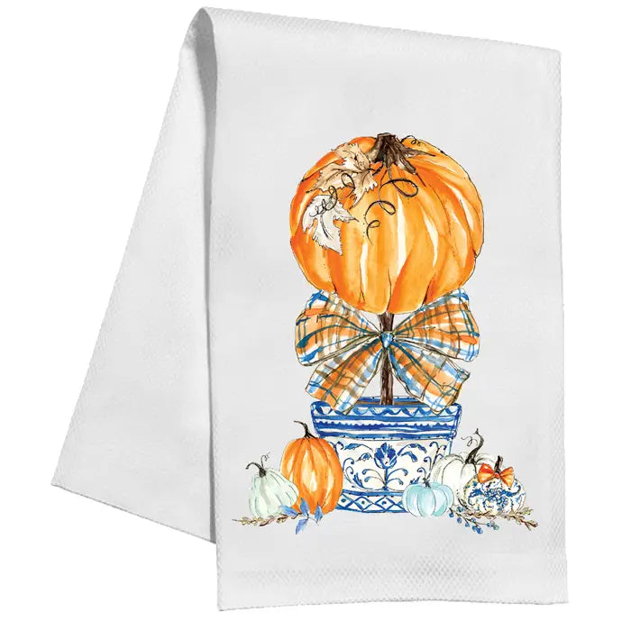 The "Pumpkin Topiary" Hand Towel