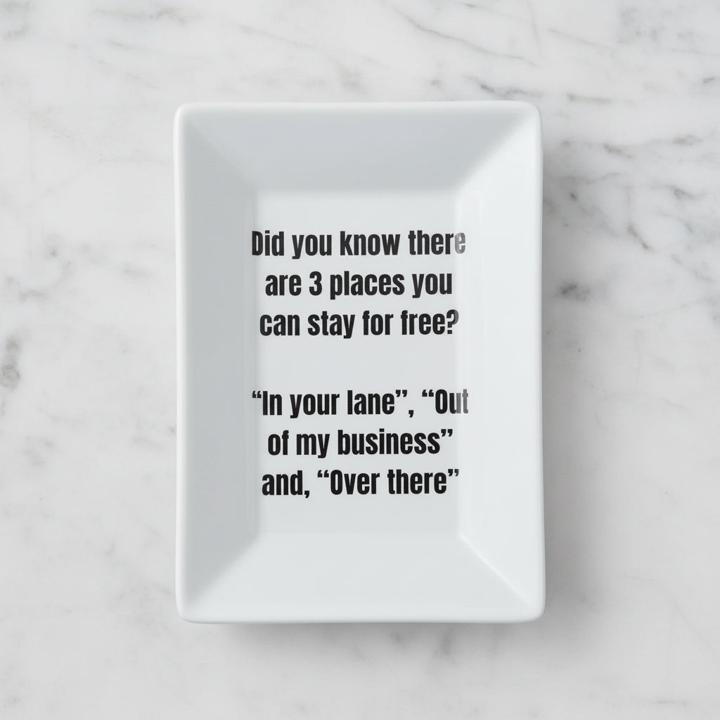 The "3 Places" Trinket Tray