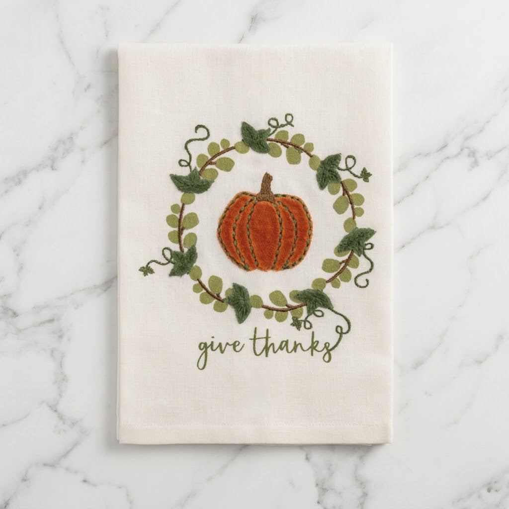 The "Thankful" Decorative Towel