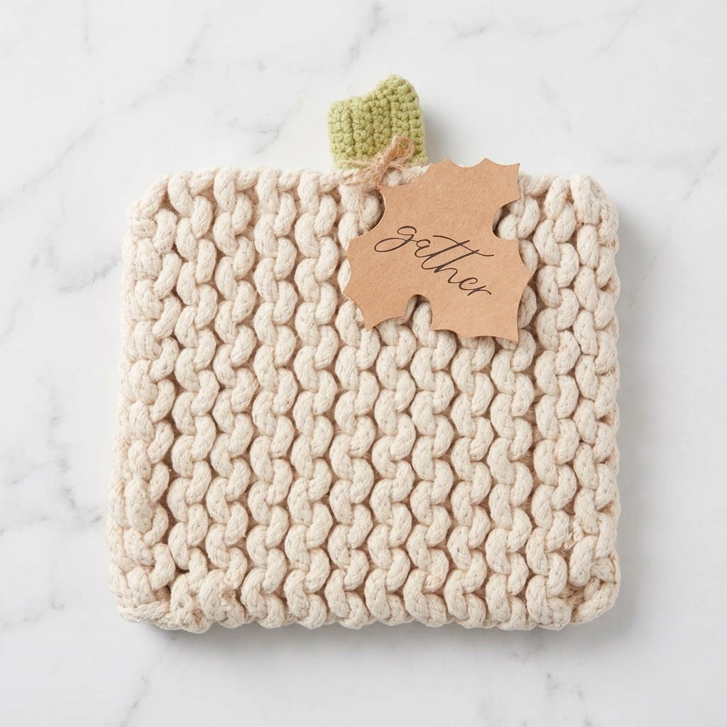 The "Knit Pumpkin" Trivet