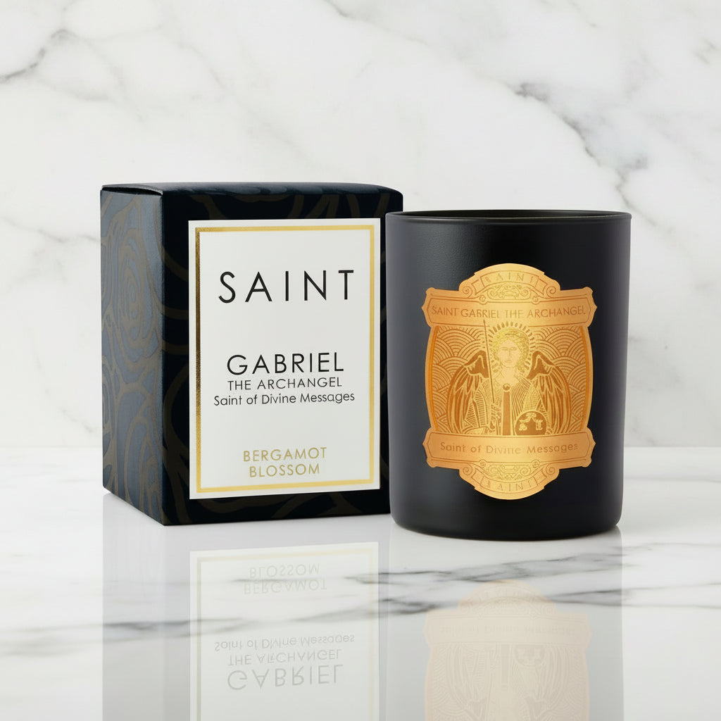 The "Saint Gabriel - Patron Saint of Divine Messages" Candle