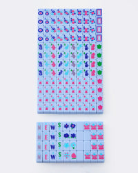 The "Parisian Blue" Travel Mahjong Set by Oh My Mahjong