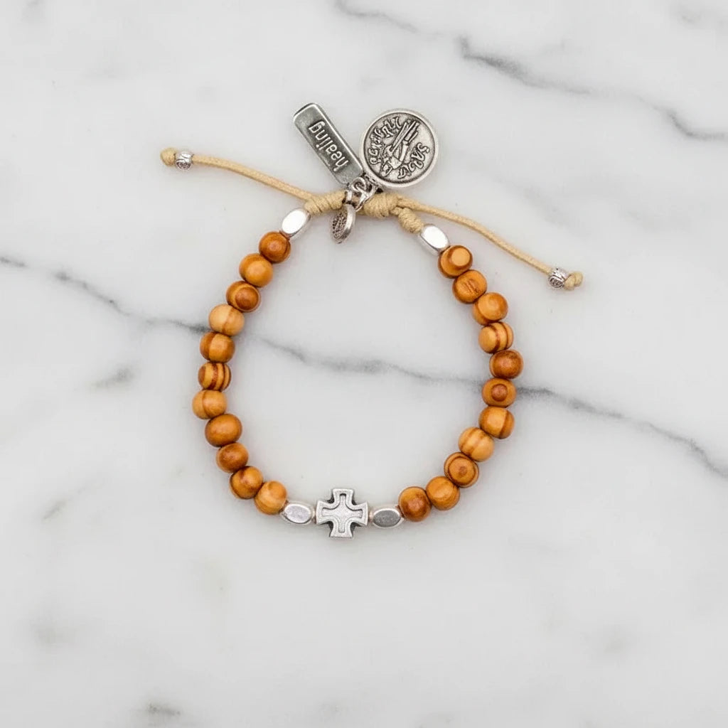 The "Rooted in Faith Bracelet - St. Peregrine Healing" Bracelet by My Saint My Hero