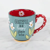 The "Grateful is a Happy Place to Be" Mug